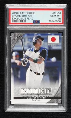 2018-19 Leaf Special release - Exclusive Edition Rookies #FL-01 - Shohei Ohtani [PSA 10 GEM MT]