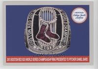 2013 Boston Red Sox World Series Championship Ring Presented to Pitcher Daniel …