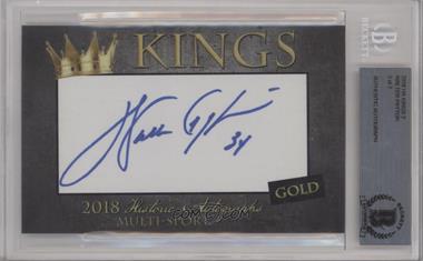 2018 Historic Autographs Kings Cut Autographs - [Base] - Gold #_WAPA - Walter Payton /7 [BGS Authentic]