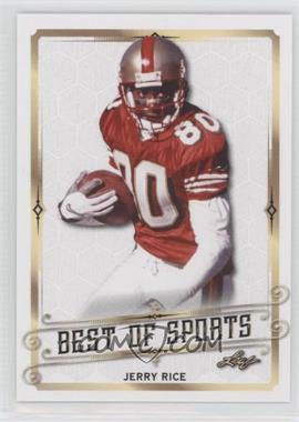 2018 Leaf Best of Sports - [Base] #10 - Jerry Rice