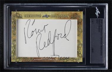 2018 Leaf Executive Collection Cut Signatures - [Base] - Gold #_RORE - Robert Redford /1 [Cut Signature]