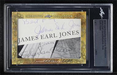 2018 Leaf Executive Collection Cut Signatures - [Base] - Gold #JJSS - James Earl Jones, Sebastian Shaw /1 [Cut Signature]