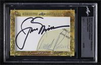 Jack Nicklaus, Arnold Palmer [Cut Signature] #/1
