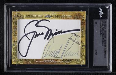 2018 Leaf Executive Collection Cut Signatures - [Base] - Gold #JNAP - Jack Nicklaus, Arnold Palmer /1 [Cut Signature]