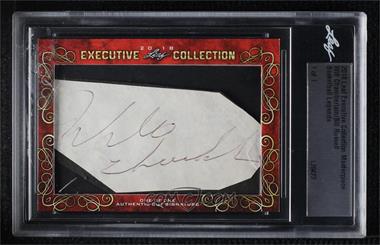 2018 Leaf Executive Collection Cut Signatures - Masterpiece #WCBR - Wilt Chamberlain, Bill Russell /1 [Cut Signature]