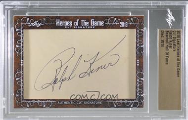 2018 Leaf Heroes of the Game - Cut Signatures #_RAKI - Ralph Kiner [Cut Signature]