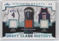 Chris Webber, Anfernee Hardaway, Sam Cassell #/6