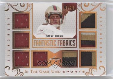 2018 Leaf In The Game Used Sports - Fantastic Fabrics - Bronze #FF-31 - Steve Young /15