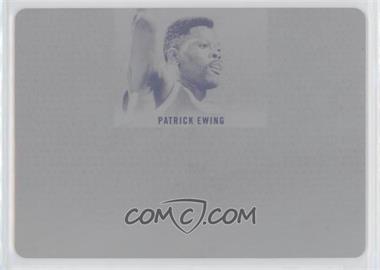 2018 Leaf In The Game Used Sports - Fantastic Fabrics - Printing Plate Black #FF-23 - Patrick Ewing /1