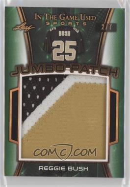 2018 Leaf In The Game Used Sports - Jumbo Patch - Bronze #JP-31 - Reggie Bush /7