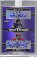 Ron Yary, Jan Stenerud [Uncirculated] #/10