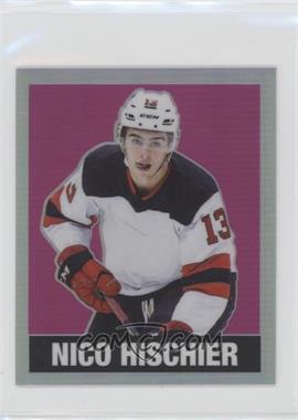 2018 Leaf Originals Metal - [Base] - Pink Prismatic #43 - Nico Hischier /10