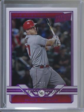 2018 Panini Black Friday - Diamonds - Purple #MT - Mike Trout /5