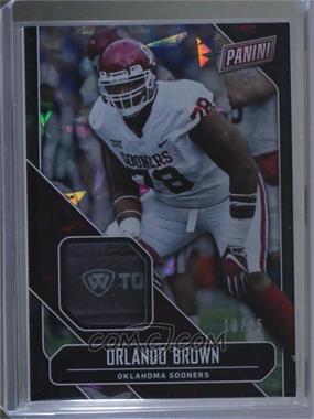 2018 Panini Father's Day - Rookie Relics - Cracked Ice #OB - Orlando Brown /25