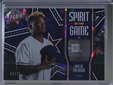 2018 Panini Father's Day - Spirit of the Game Relics - Cracked Ice #WC - Willie Calhoun /25