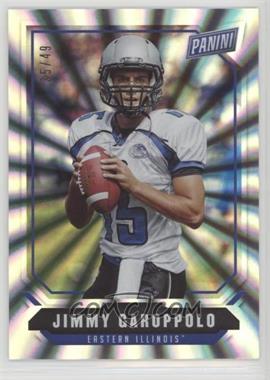 2018 Panini National Convention - [Base] - Rainbow Spokes #21.1 - Jimmy Garoppolo (Collegiate) /49