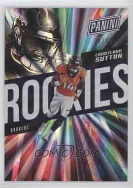 2018 Panini National Convention - [Base] - Rainbow Spokes #92 - Rookies - Courtland Sutton /49