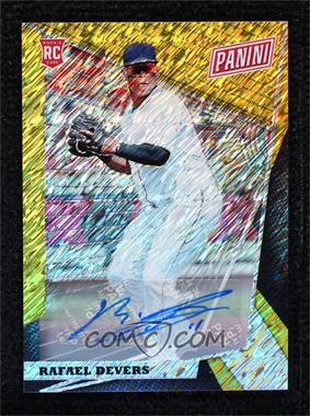 2018 Panini The National VIP - [Base] - Gold Shimmer Autograph #54 - Rafael Devers /5