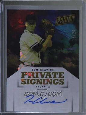 2018 Panini The National VIP - Private Signings - Cracked Ice #TG - Tom Glavine /20