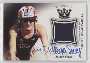 2018 Sage Sportkings - Autograph Memorabilia #AM-AS - Allysa Seely