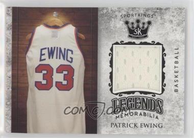 2018 Sage Sportkings - Legends Memorabilia #LSM-3 - Patrick Ewing