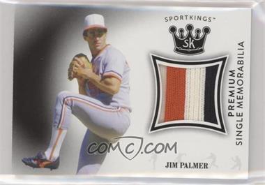 2018 Sage Sportkings - Single Memorabilia Premium - Black #SMP-JP - Jim Palmer