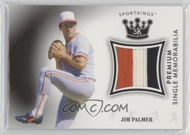 2018 Sage Sportkings - Single Memorabilia Premium - Black #SMP-JP - Jim Palmer