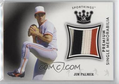 2018 Sage Sportkings - Single Memorabilia Premium - Black #SMP-JP - Jim Palmer