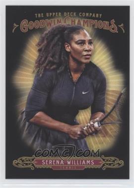 2018 Upper Deck Goodwin Champions - [Base] - Black #10 - Serena Williams