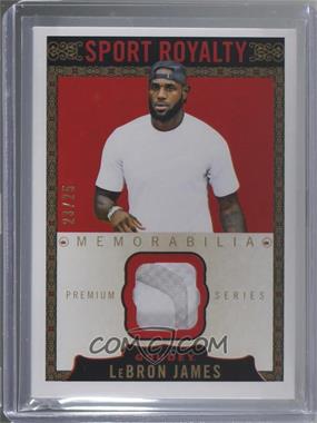 2018 Upper Deck Goodwin Champions - Goudey Sport Royalty Memorabilia - Premium #SRM-LJ - LeBron James /25