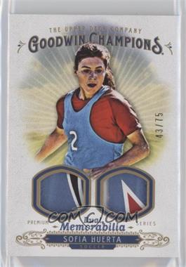 2018 Upper Deck Goodwin Champions - Memorabilia Dual Swatch - Premium #M2-SH - Sofia Huerta /75