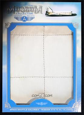 2018 Upper Deck Goodwin Champions - Museum Collection Aviation Jumbo Relics #MCAJ-SC75 - 5x7 - Space Shuttle Columbia Mission STS-75 MLI Blanket