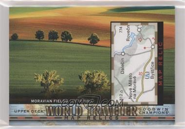 2018 Upper Deck Goodwin Champions - World Traveler Map Relics #WT-103 - Moravian Fields, Czech Republic