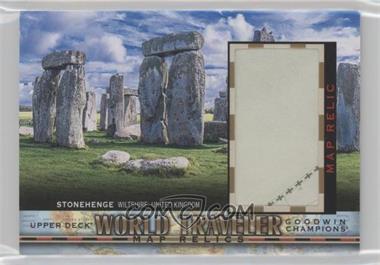 2018 Upper Deck Goodwin Champions - World Traveler Map Relics #WT-134 - Stonehenge, United Kingdom