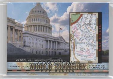 2018 Upper Deck Goodwin Champions - World Traveler Map Relics #WT-65 - Capitol Hill, United States