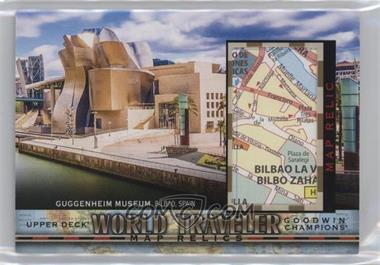 2018 Upper Deck Goodwin Champions - World Traveler Map Relics #WT-87 - Guggenheim Museum, Spain