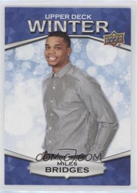 2018 Upper Deck Singles Day Winter - [Base] #W-10 - Miles Bridges