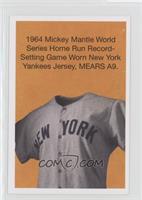 1964 Mickey Mantle World Series Jersey