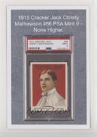 1915 Cracker Jack Christy Mathewson