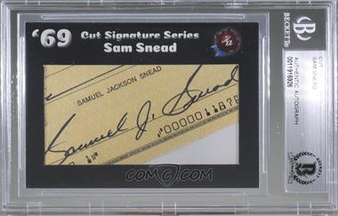 2019 Historic Autographs 1969 - Cut Signatures #_SASN - Sam Snead [BAS BGS Authentic]