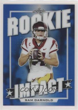 2019 Leaf Best of Sports - 2018 Rookie Impact - Blue #13 - Sam Darnold /15