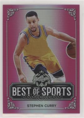 2019 Leaf Best of Sports - [Base] - Pink #M-11 - Stephen Curry /20