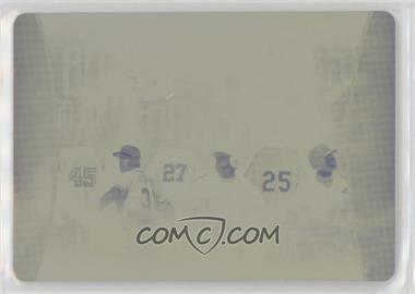 2019 Leaf In The Game Used Sports - Fantasy Baseball Leaders - Printing Plate Yellow #FBL-11 - Pedro Martinez, Greg Maddux, Kevin Brown, Sammy Sosa, Mark McGwire, Ken Griffey Jr. /1