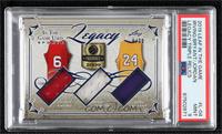 Julius Erving, Michael Jordan, Kobe Bryant [PSA 9 MINT] #/30