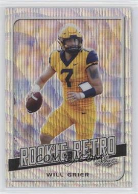 2019 Leaf Rookie Retro - [Base] - Silver Wave #RR-12 - Will Grier