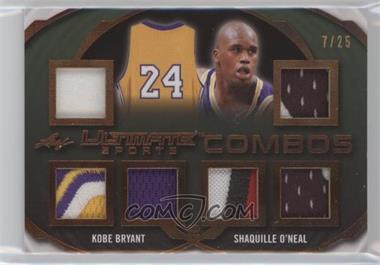 2019 Leaf Ultimate Sports - Ultimate Combos #UC-05 - Kobe Bryant, Shaquille O'Neal /25