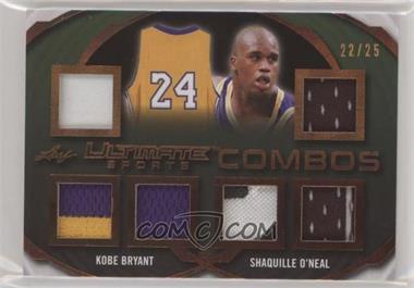 2019 Leaf Ultimate Sports - Ultimate Combos #UC-05 - Kobe Bryant, Shaquille O'Neal /25