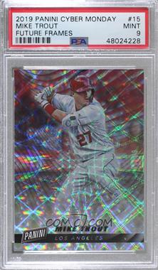 2019 Panini Cyber Monday - [Base] - Future Frames #15 - Mike Trout /99 [PSA 9 MINT]