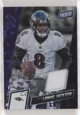 2019 Panini National Convention - [Base] - Cracked Ice Materials #17 - Lamar Jackson /25 [EX to NM]