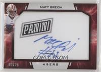 Matt Breida [EX to NM] #/25